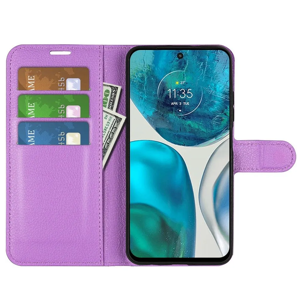 Classic Motorola Moto G52 / Moto G82 flip case - Purple