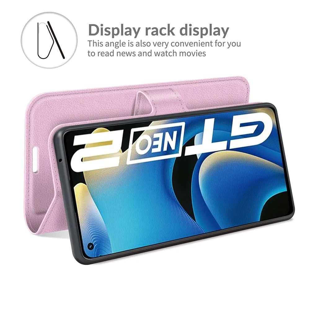 Classic Realme GT2 / GT Neo2 flip case - Pink