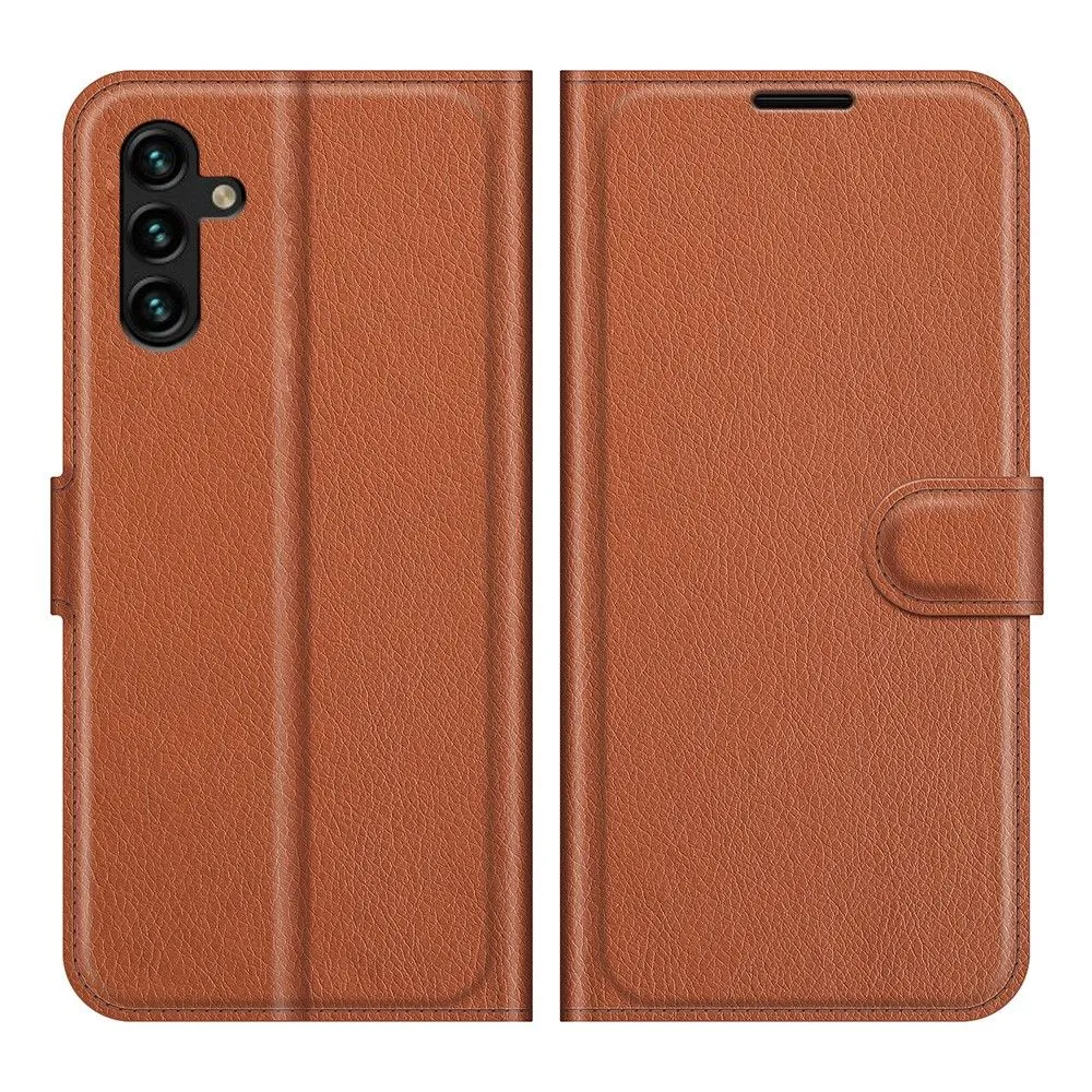 Classic Samsung Galaxy A13 5G flip case - Brown