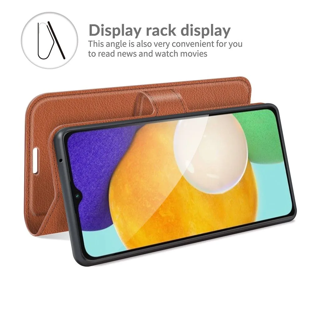 Classic Samsung Galaxy A13 5G flip case - Brown