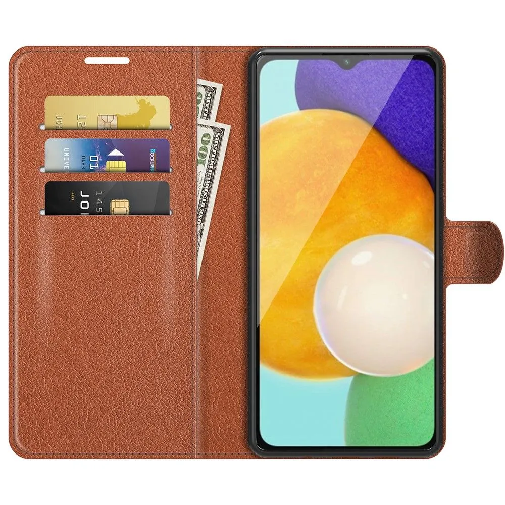 Classic Samsung Galaxy A13 5G flip case - Brown