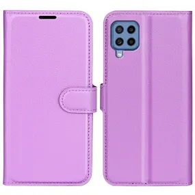 Classic Samsung Galaxy M22 flip case - Purple