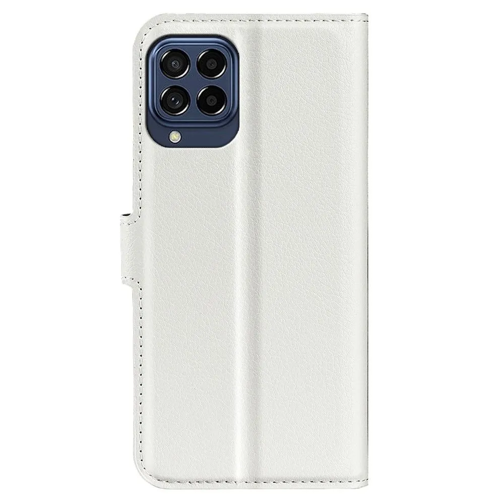 Classic Samsung Galaxy M33 5G flip case - White