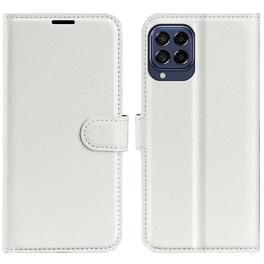 Classic Samsung Galaxy M33 5G flip case - White