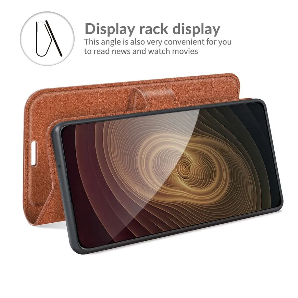 Classic ZTE Axon 20 5G / Axon 20 4G flip case - Brown