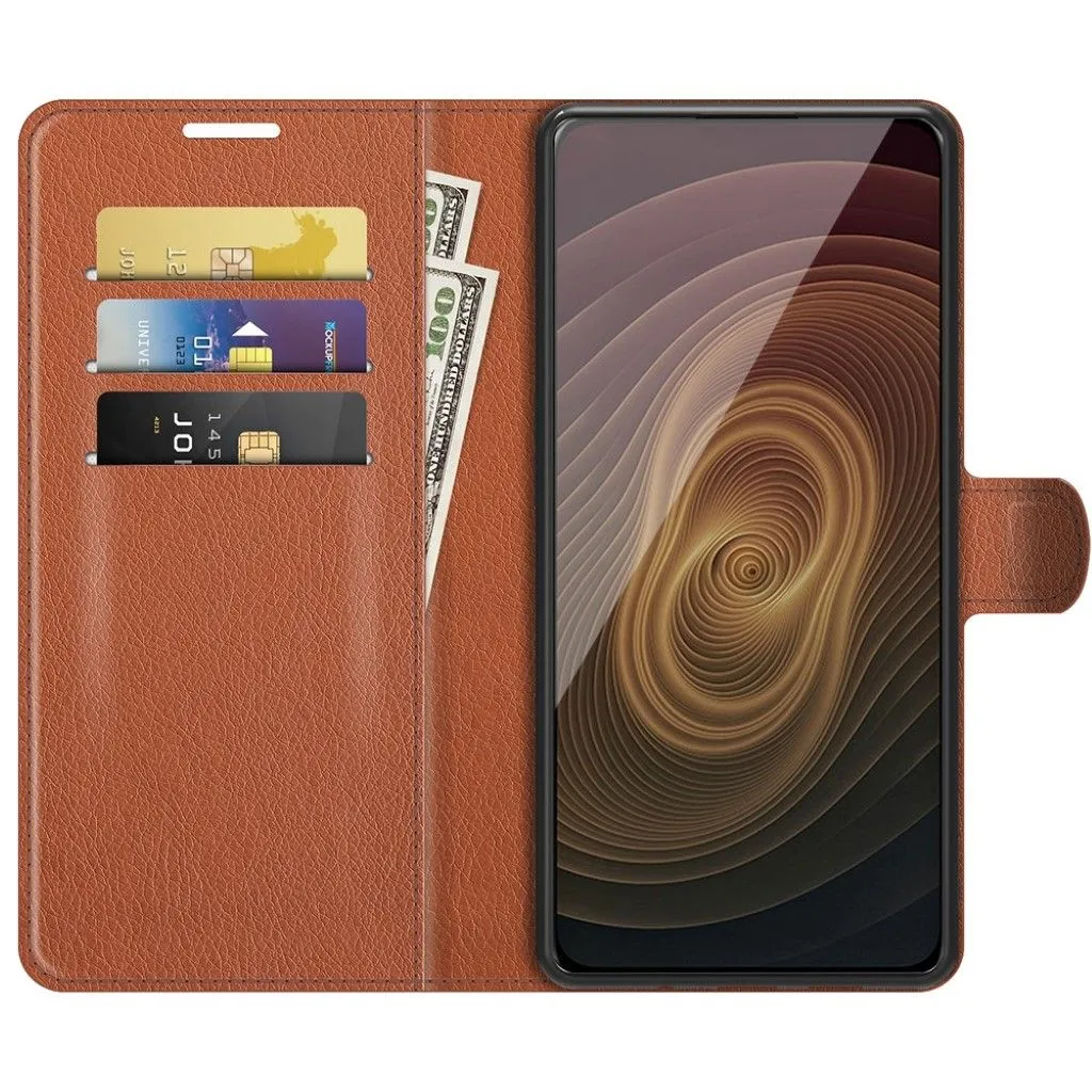 Classic ZTE Axon 20 5G / Axon 20 4G flip case - Brown