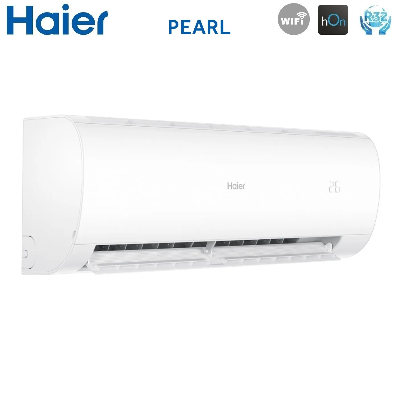 Climatizzatore Condizionatore Haier Trial Split Inverter serie PEARL 7 7 12 con 3U55S2SR3FA R-32 Wi-Fi Integrato 7000 7000 12000 - Novità