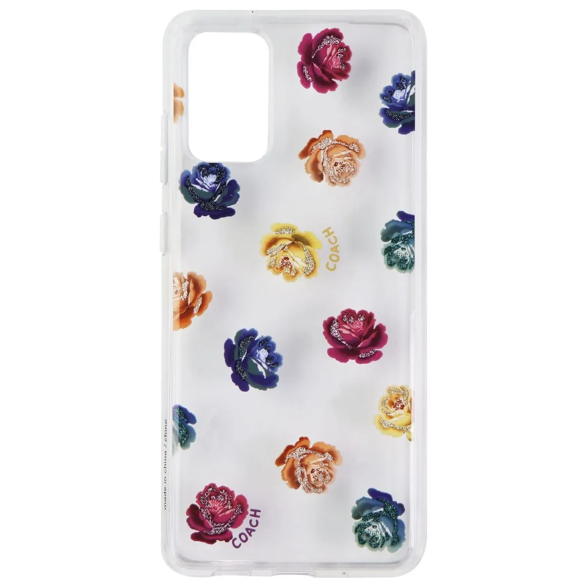 Coach New York Protective Case for Galaxy S20  (Dreamy Peony Clear/Rainbow)