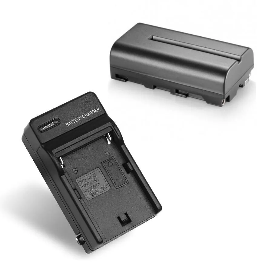 Combo: 2 x NP-F550/F570 OEM Battery   Charger Set