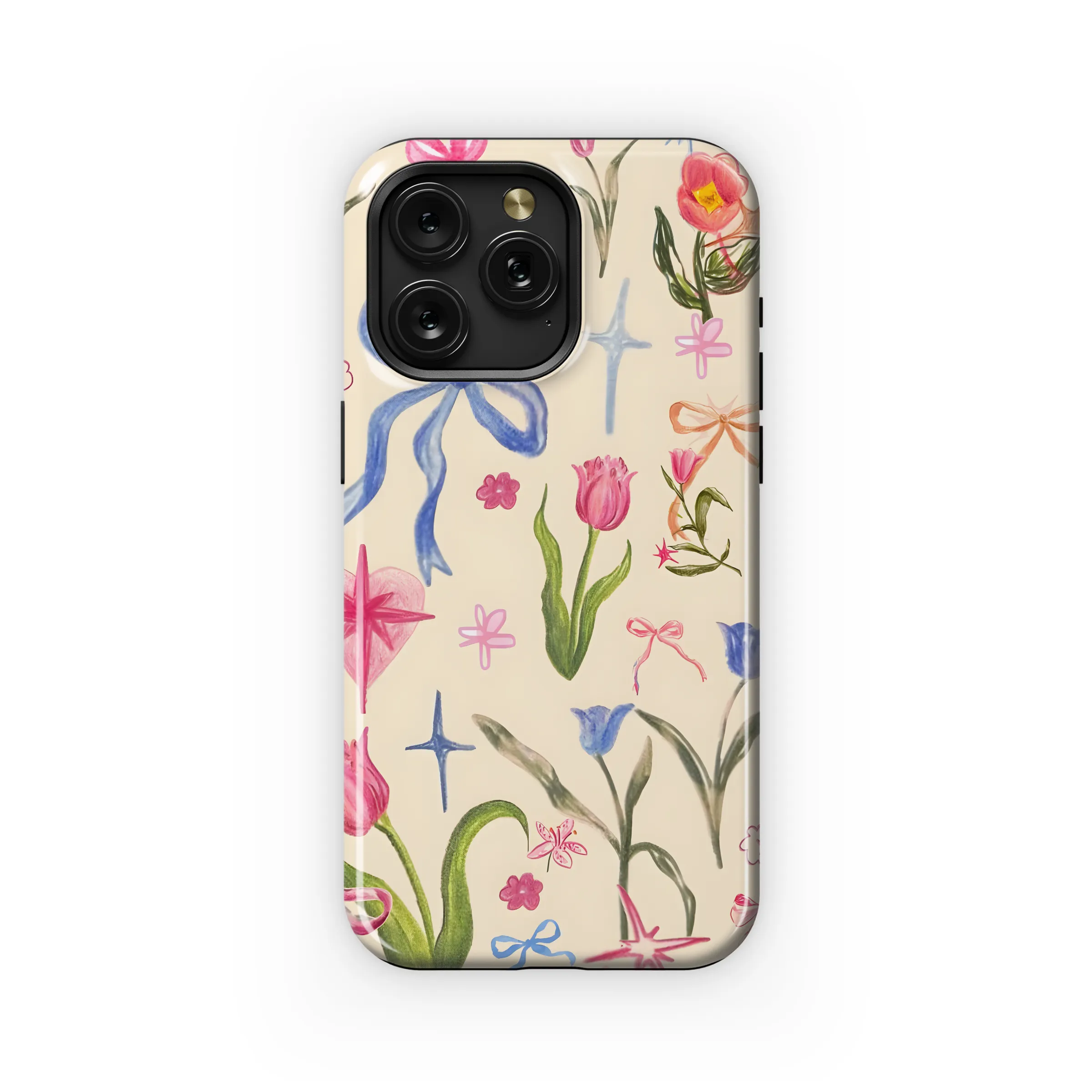 Coquette Bow Flowers Vibe Phone Case iPhone Samsung Cover Pixel 1966