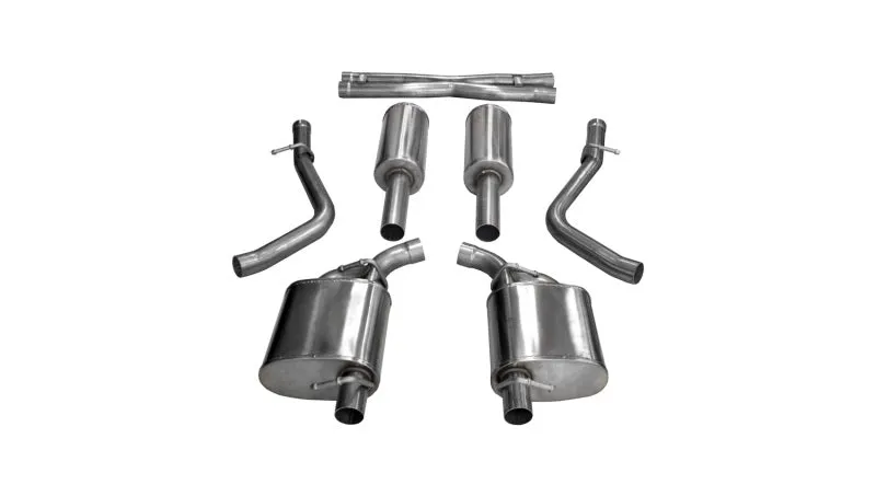 Corsa Sport Cat-Back Exhaust System (Reuses OEM Tips): Chrysler 300 & Dodge Charger 3.6L V6 2015 - 2024