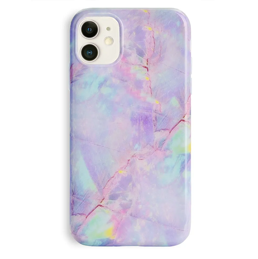 Cotton Candy Marble iPhone Case