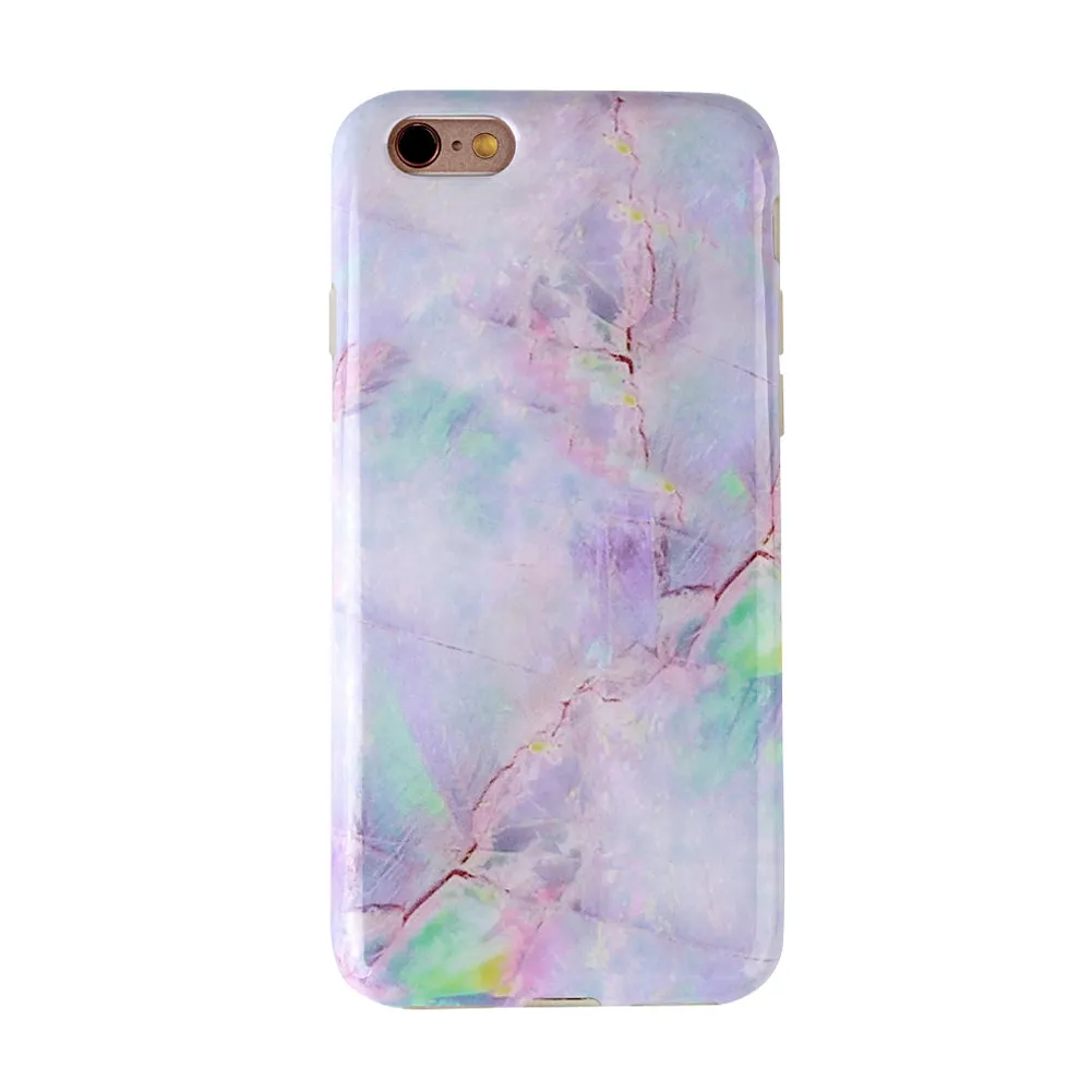 Cotton Candy Marble iPhone Case