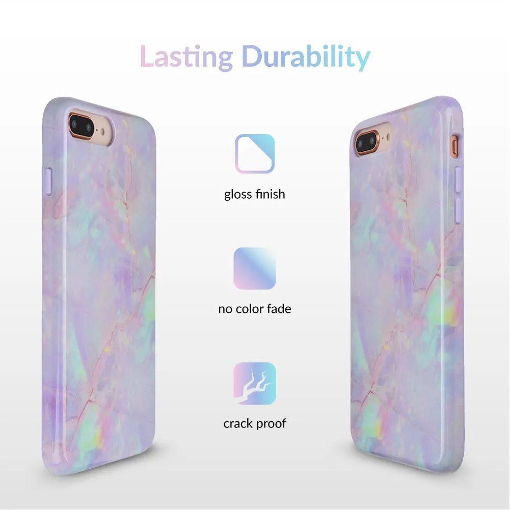 Cotton Candy Marble iPhone Case