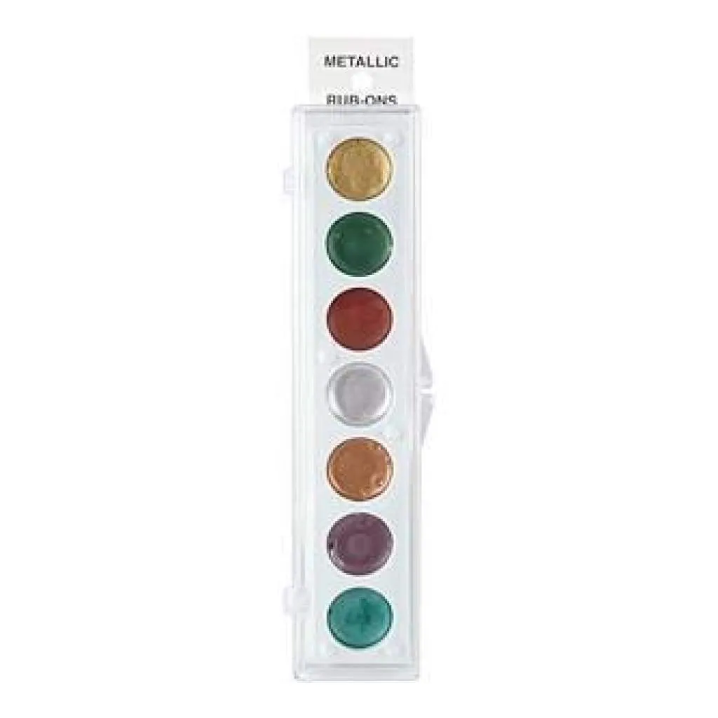 Craf-T Products - Metallic Rub-On Paint Set - 7 Colours Kit #1