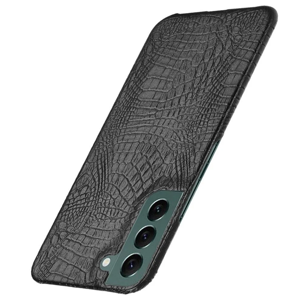 Croco case - Samsung Galaxy S22 Plus - Black