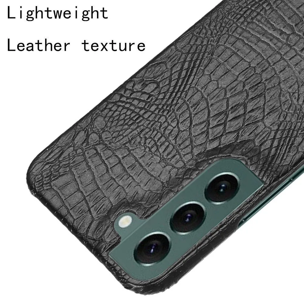 Croco case - Samsung Galaxy S22 Plus - Black