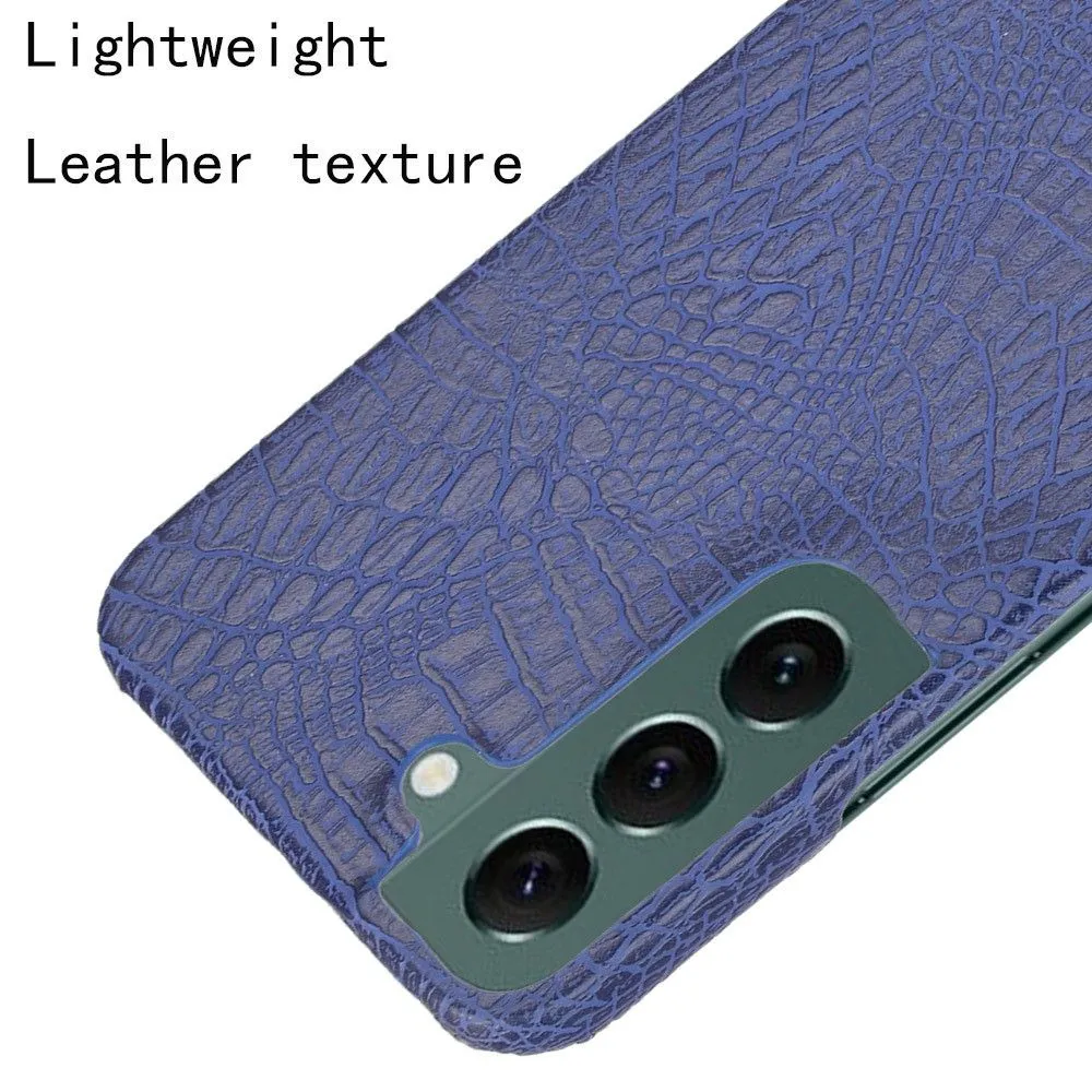 Croco case - Samsung Galaxy S22 Plus - Blue