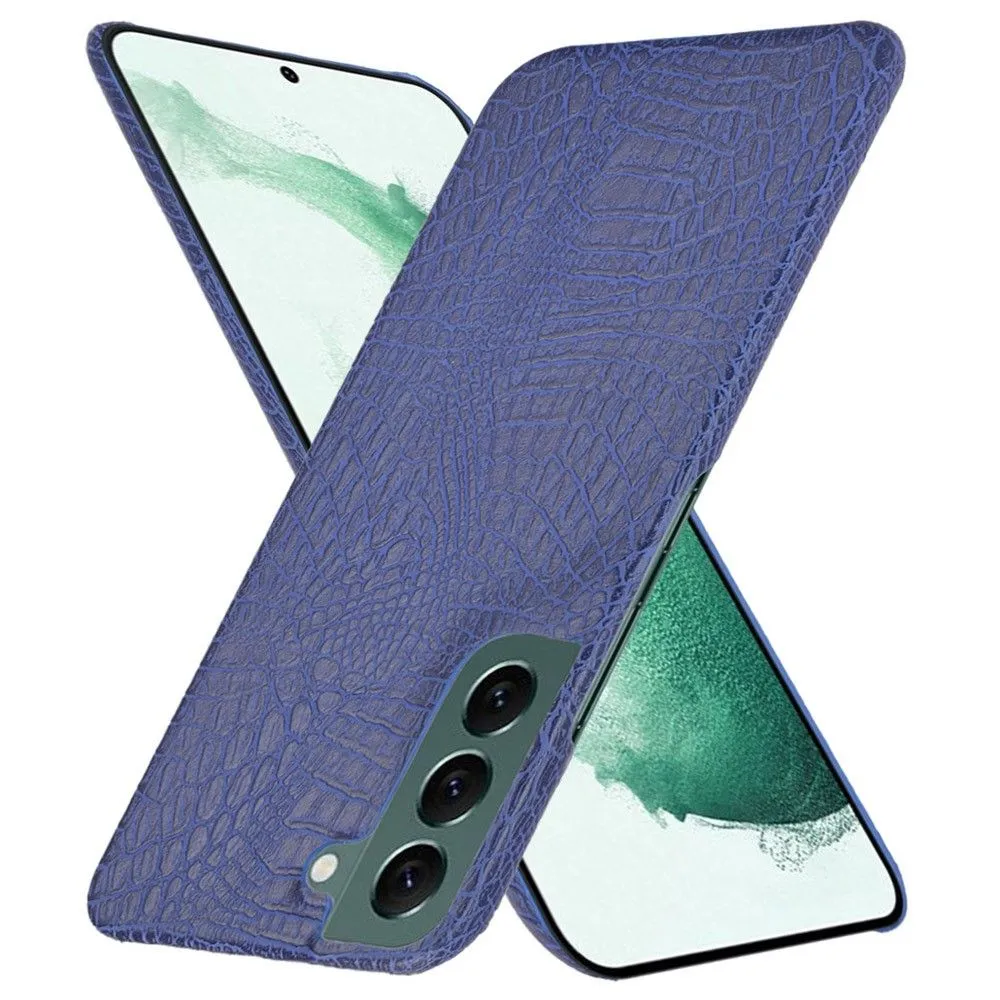 Croco case - Samsung Galaxy S22 Plus - Blue