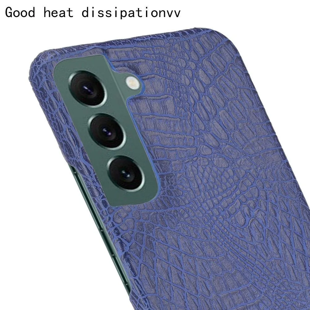 Croco case - Samsung Galaxy S22 Plus - Blue