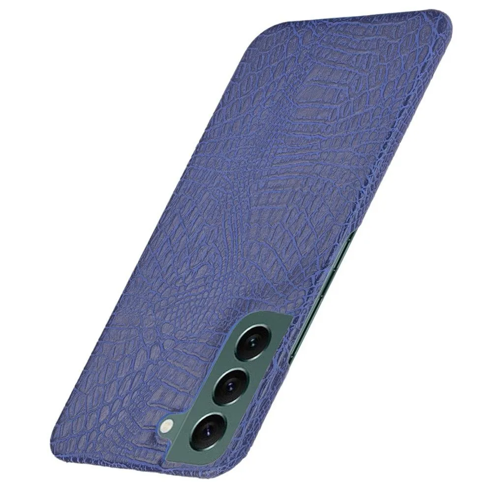 Croco case - Samsung Galaxy S22 Plus - Blue