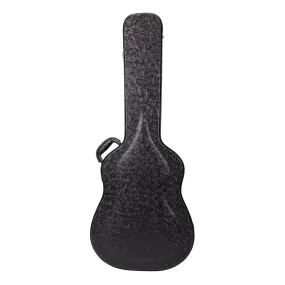 Crossfire Deluxe Shaped Dreadnought Acoustic Guitar Hard Case (Paisley Black)