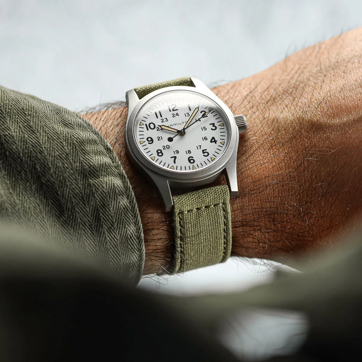 Croyde Canvas Watch Strap - Admiralty Grey