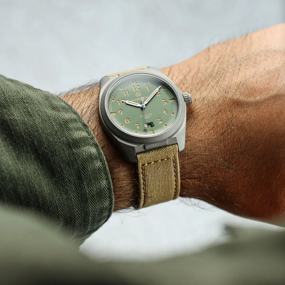 Croyde Canvas Watch Strap - Desert Sand