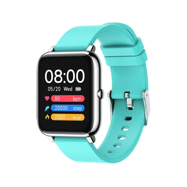 Cute P22 Smart Watch Waterproof Sports Watch Heart Rate Tracker, Call / Message Reminder Bluetooth Smartwatch for Android and iOS