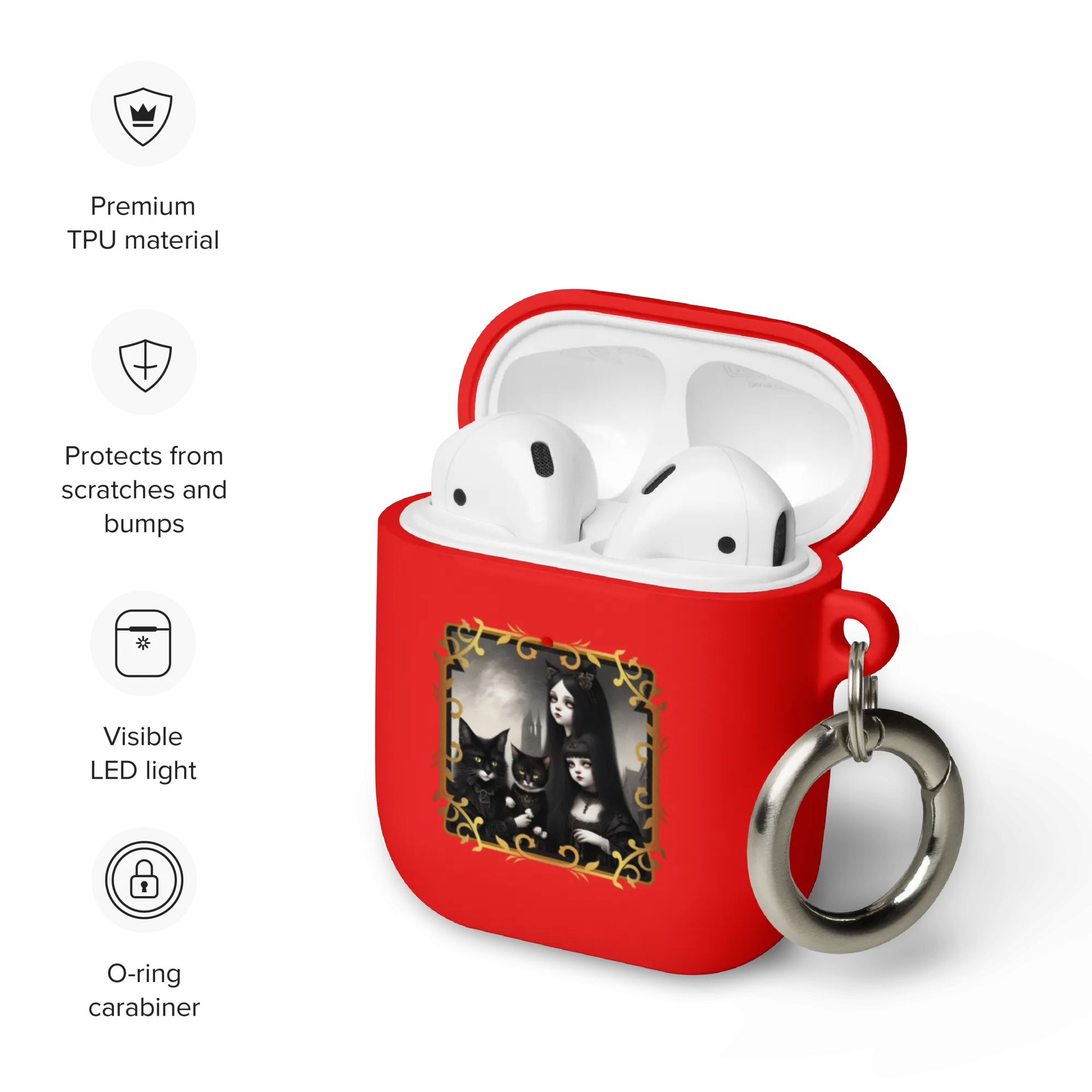 Cutler Family Portrait Rubber Case for AirPods® by laurameghan