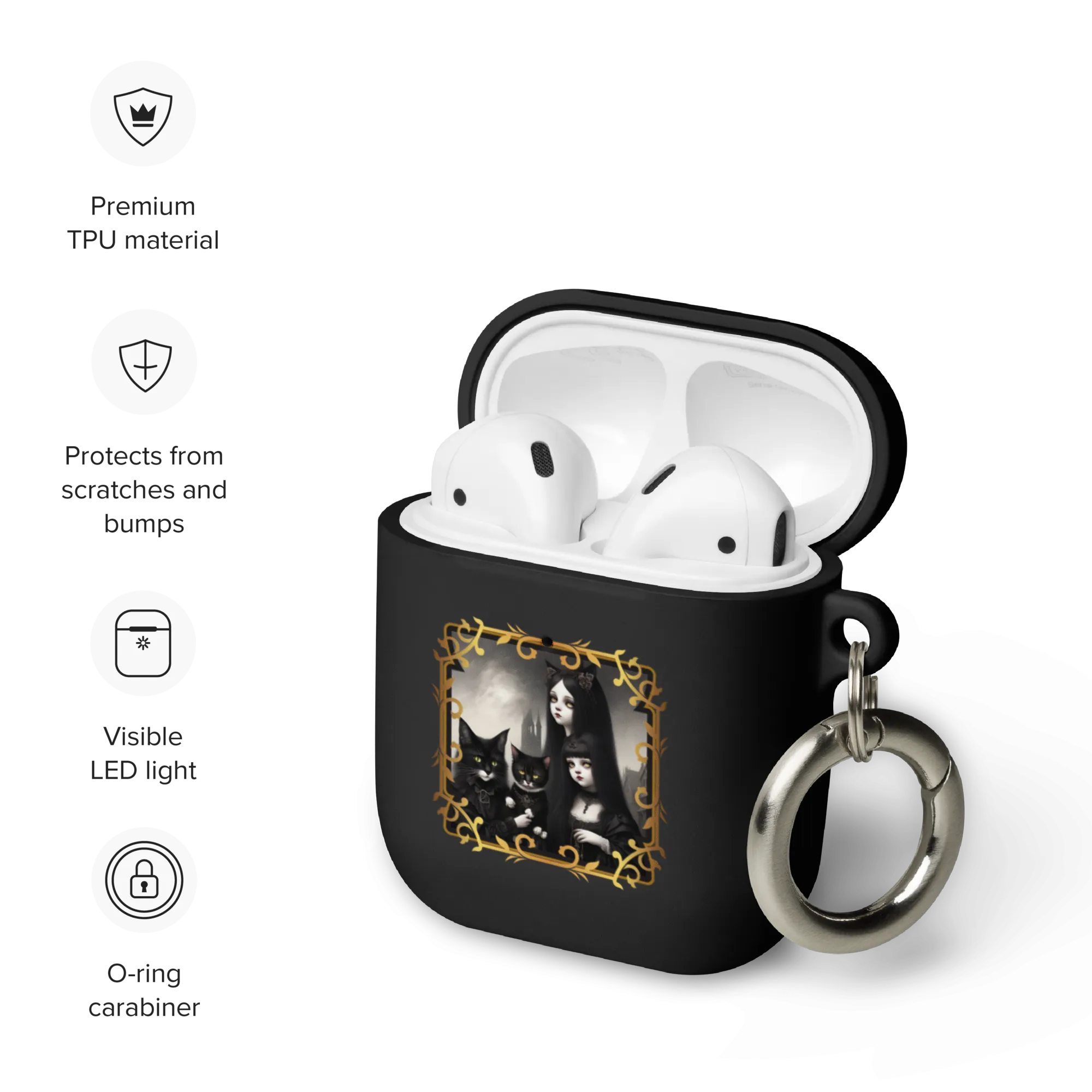 Cutler Family Portrait Rubber Case for AirPods® by laurameghan