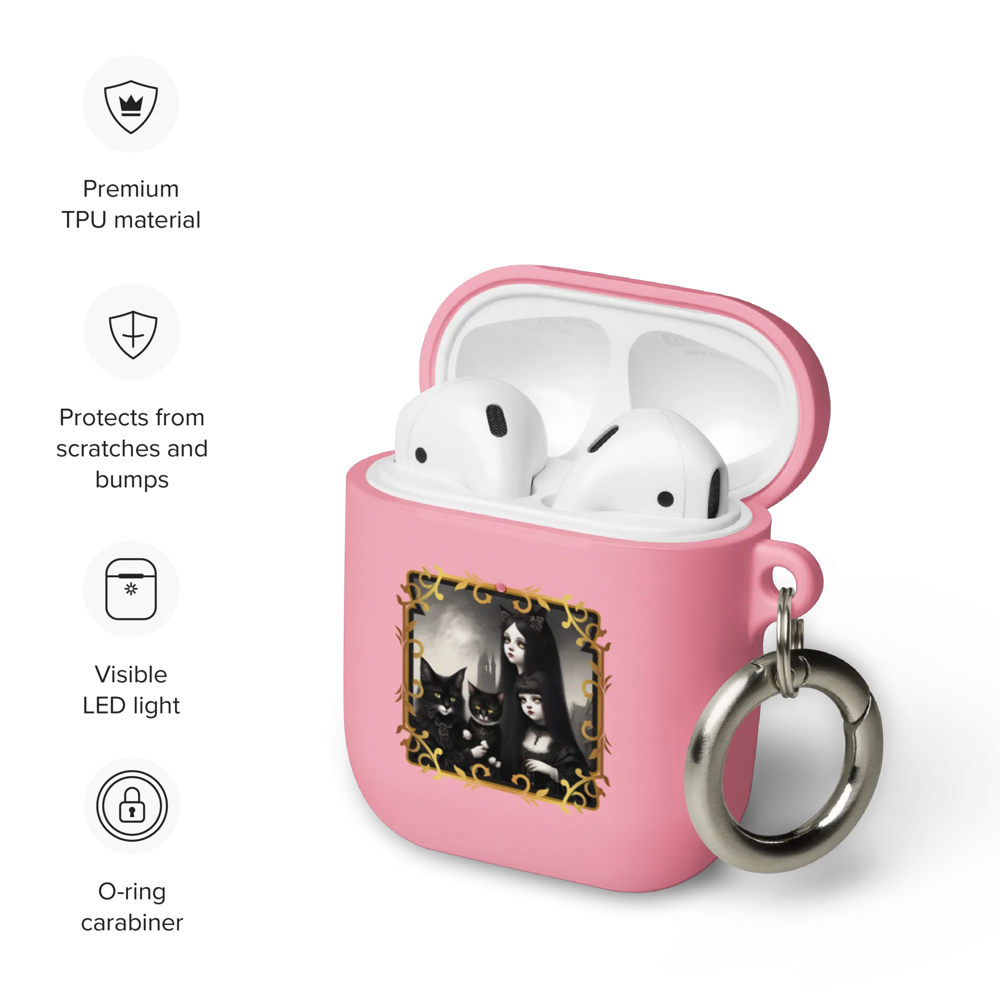 Cutler Family Portrait Rubber Case for AirPods® by laurameghan