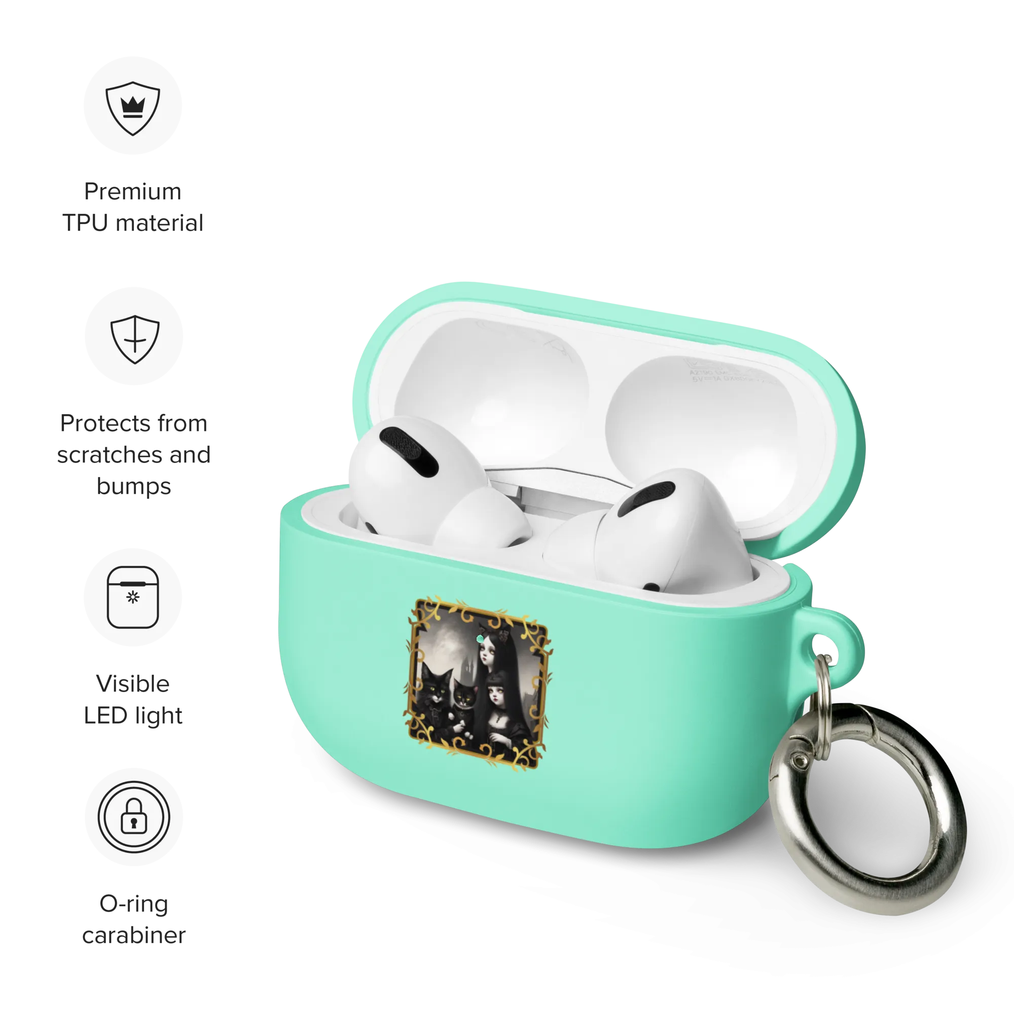 Cutler Family Portrait Rubber Case for AirPods® by laurameghan