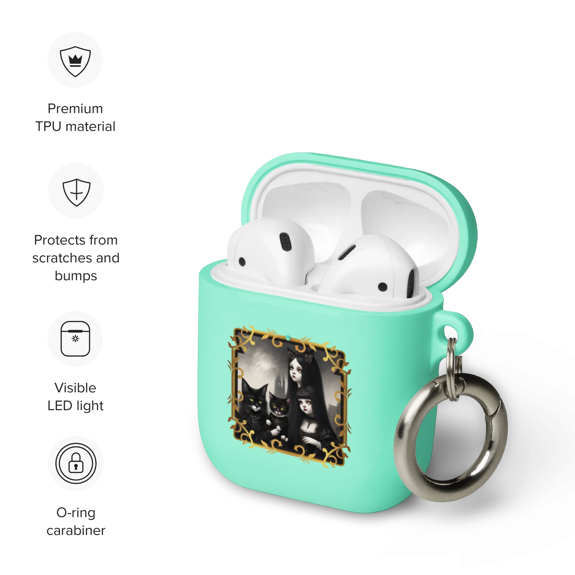 Cutler Family Portrait Rubber Case for AirPods® by laurameghan