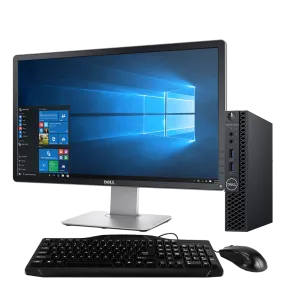 Dell OptiPlex 3060 Intel i5, 8th Gen Micro Desktop with 20" Monitor