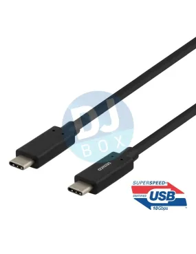 Deltaco USB-C to USB-C Cable - 1m