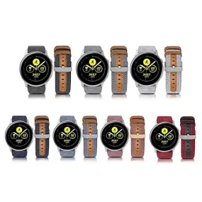 Denim & Leather Watch Straps Compatible with the Huawei 20mm Range