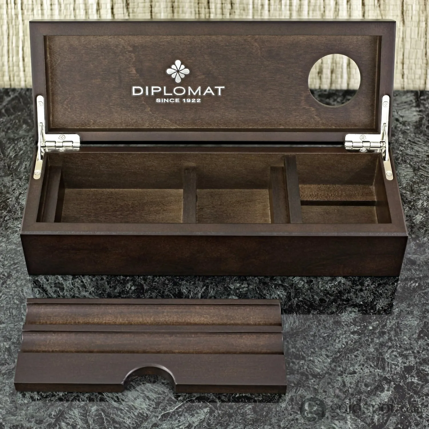 Diplomat Wooden Desk Case with Ink in Wenge