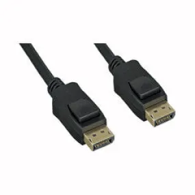 DisplayPort v1.4 Video Cable, 32.4 Gbit/s Data Rate, 8k@60Hz / 4k@120Hz, DisplayPort Male, 6 foot