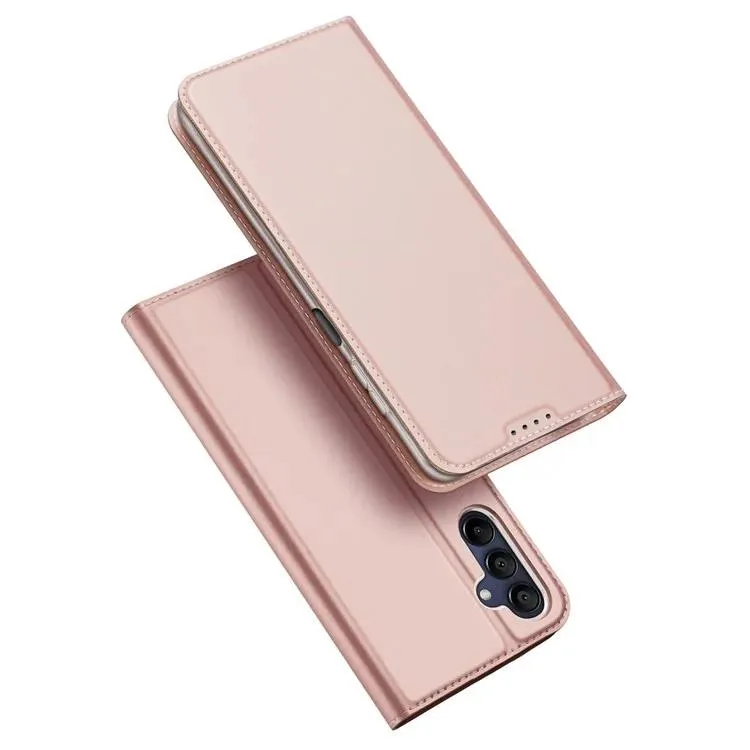 Dux Ducis Skin Pro Faux Leather Wallet Flip Case for Samsung Galaxy A16 5G - Rose Gold