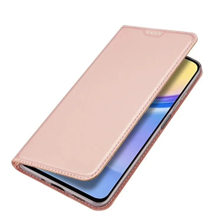 Dux Ducis Skin Pro Faux Leather Wallet Flip Case for Samsung Galaxy A16 5G - Rose Gold