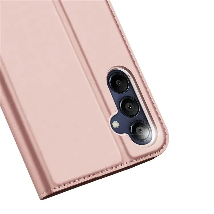 Dux Ducis Skin Pro Faux Leather Wallet Flip Case for Samsung Galaxy A16 5G - Rose Gold