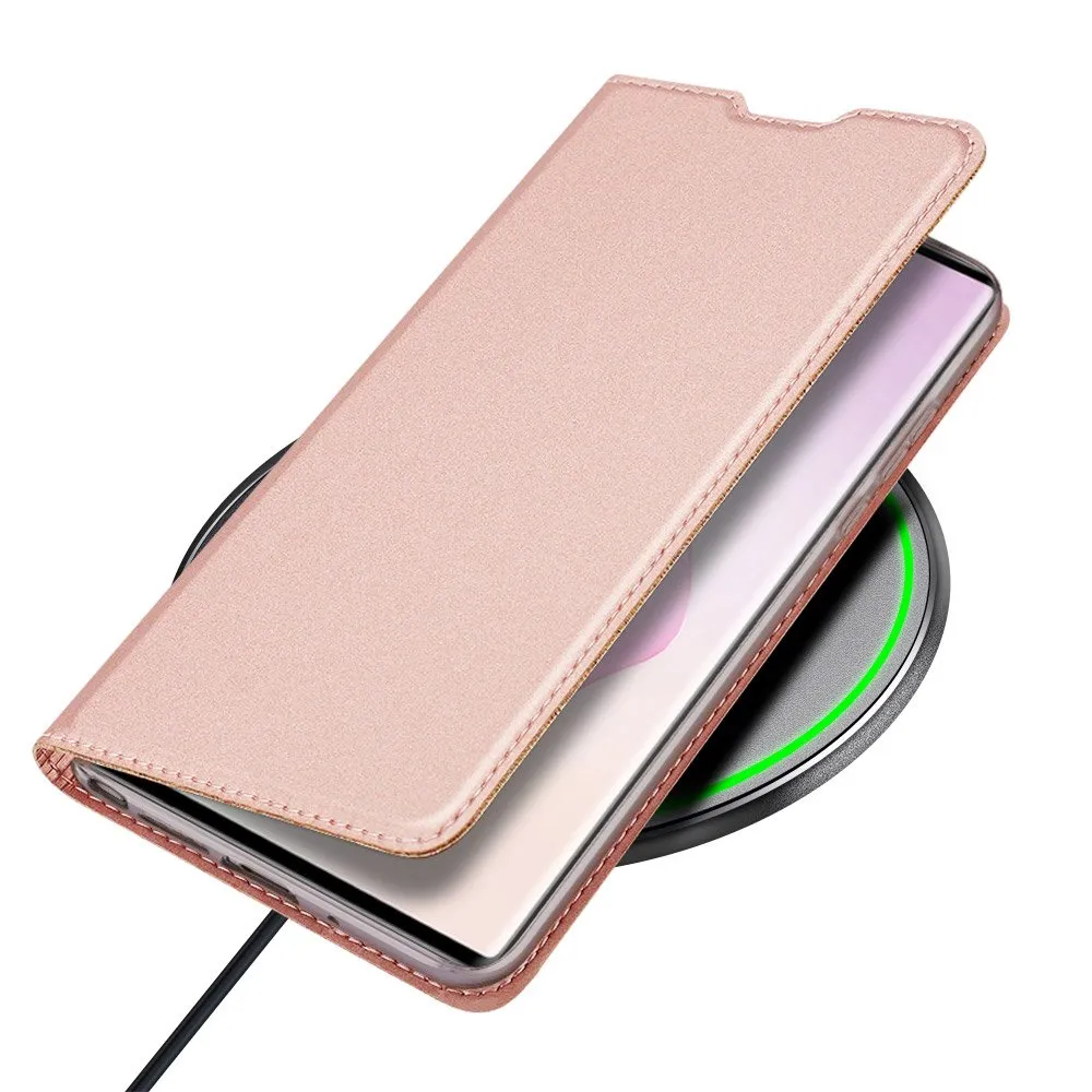 DUX DUCIS Skin Pro Wallet Flip Case for Samsung Galaxy Note 20 & 5G - Rose Gold