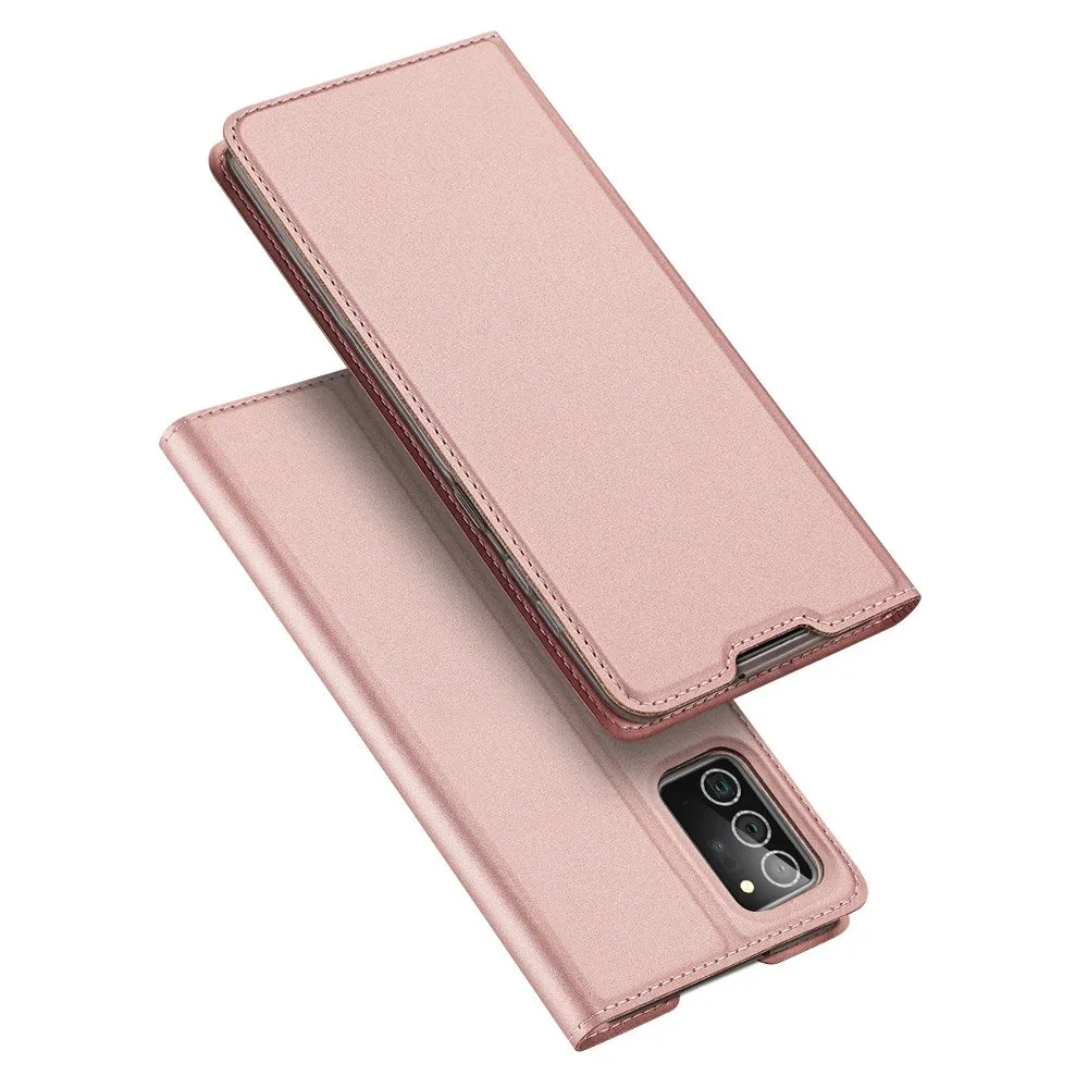 DUX DUCIS Skin Pro Wallet Flip Case for Samsung Galaxy Note 20 & 5G - Rose Gold