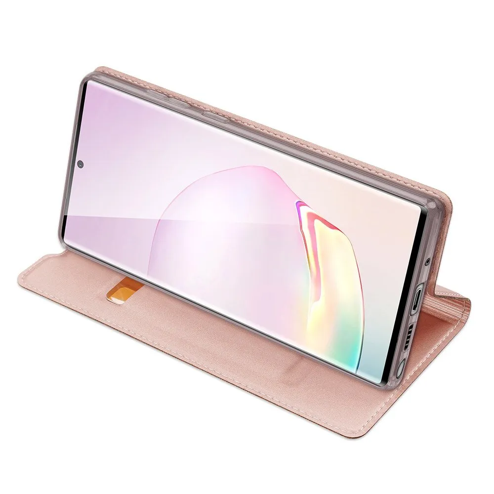 DUX DUCIS Skin Pro Wallet Flip Case for Samsung Galaxy Note 20 & 5G - Rose Gold