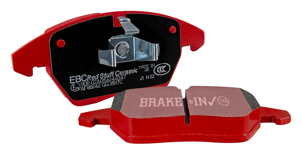 EBC Redstuff Ceramic Brake Pads Dodge Charger SRT-8 6.1/6.4L (06-21) Front or Rear