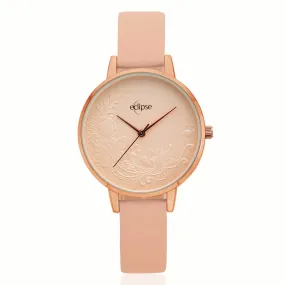 Eclipse Pink Floral Watch 7534-3C2