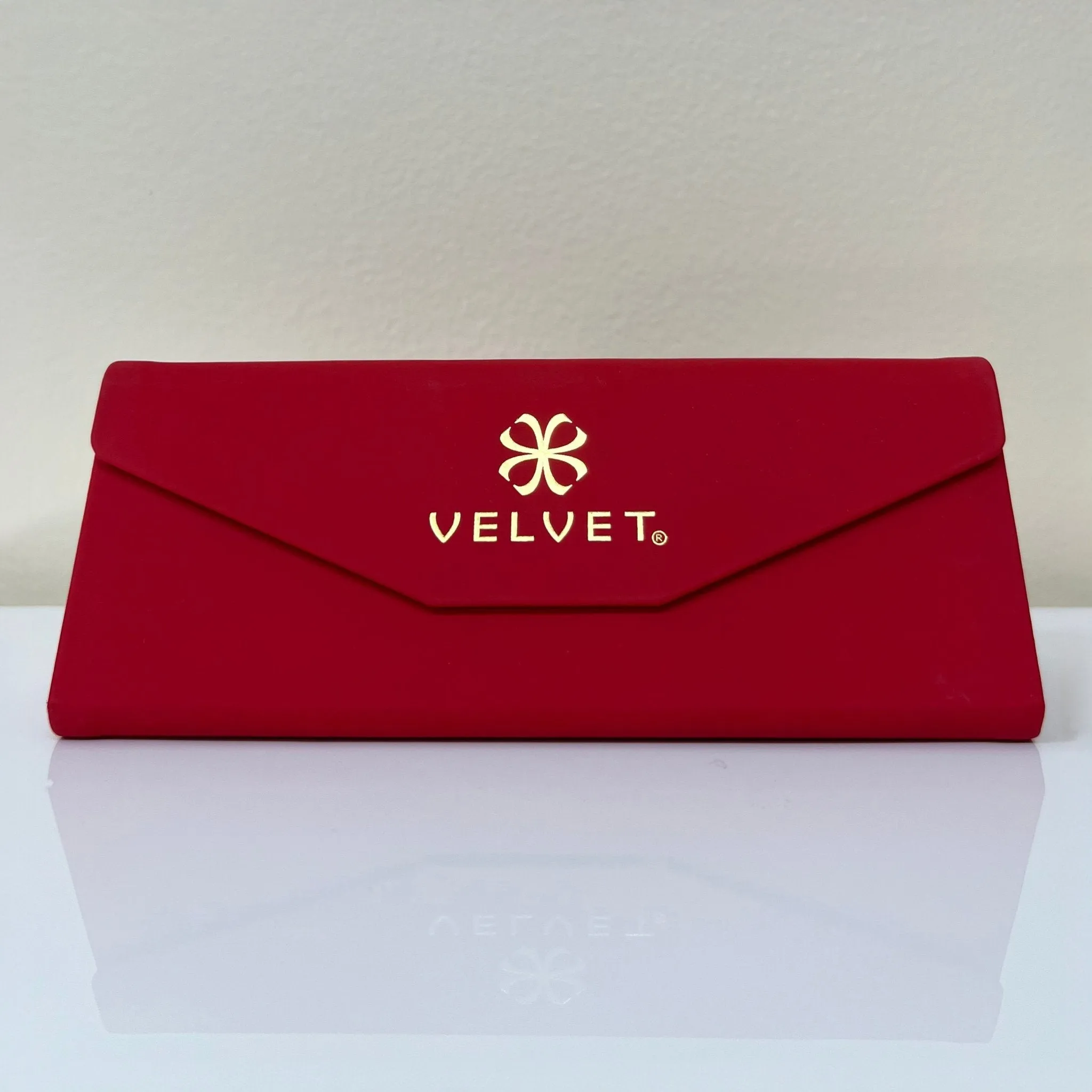 Embossed Folding Case - Red