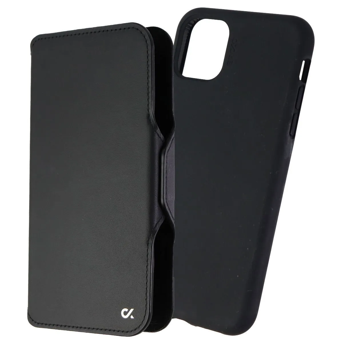 Ercko 2-in-1 Magnet Wallet Leather Case for Apple iPhone 11 Pro Max - Black