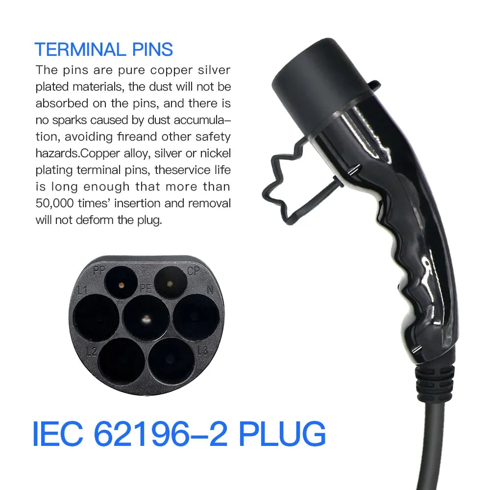 Ev charging cable type 2 for Electric Vehicle